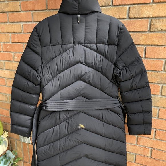 Mackage Ilena Belted Down Coat Black S - Picture 2 of 4